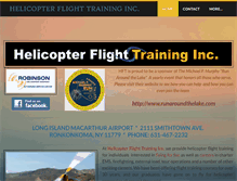 Tablet Screenshot of helicopterflighttraininginc.com